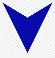 Down blue arrow