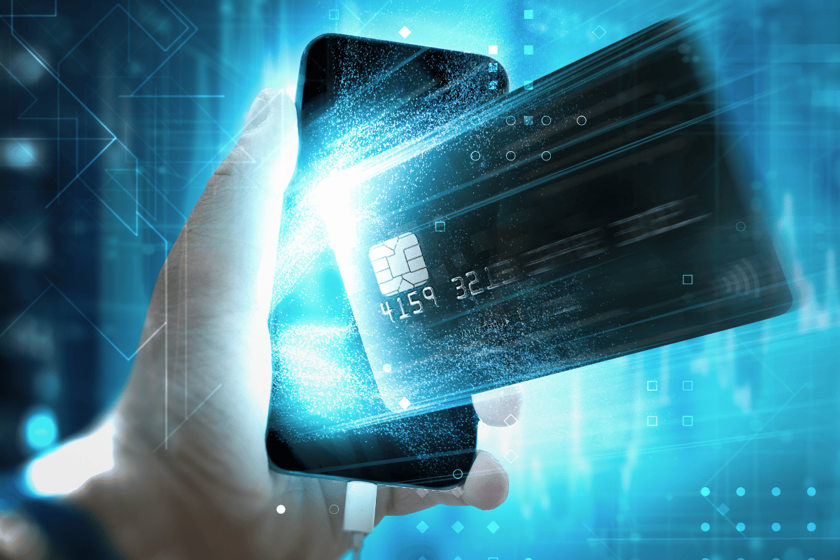 Credit card processing through a smartphone